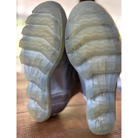 Sorel Joan of Arctic x Disney Frozen Wedge Boots Girls Size 4 Silver Boots - Picture 10 of 11